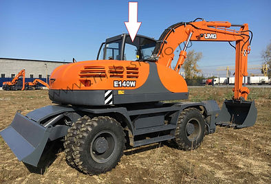 Стекло кузовное правое Эксмаш UMG Е140WLC - Е280WLC
