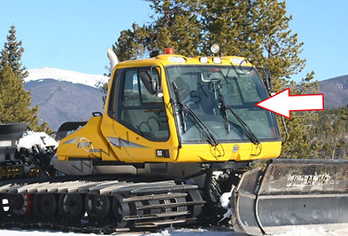 Стекло лобовое снегоуплотнительная машина Prinoth BR 350