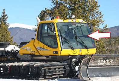 Стекло лобовое снегоуплотнительная машина Prinoth BR 350