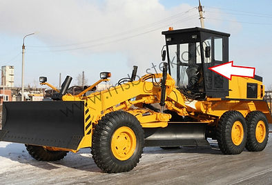 Стекло лобовое левое автогрейдер ДЗ 122