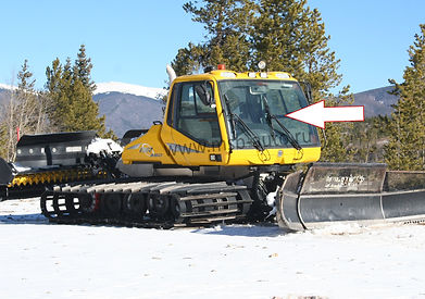 Стекло лобовое снегоуплотнительная машина Prinoth BR 350