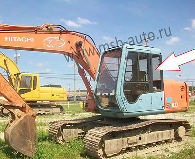Cтекло кузовное заднее левое Экскаватор гусеничный Hitachi EX100,120,200,300-3 серия