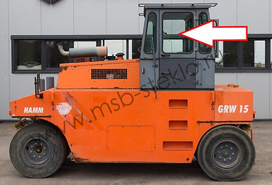 Стекло дверное левое HAMM GRW-15