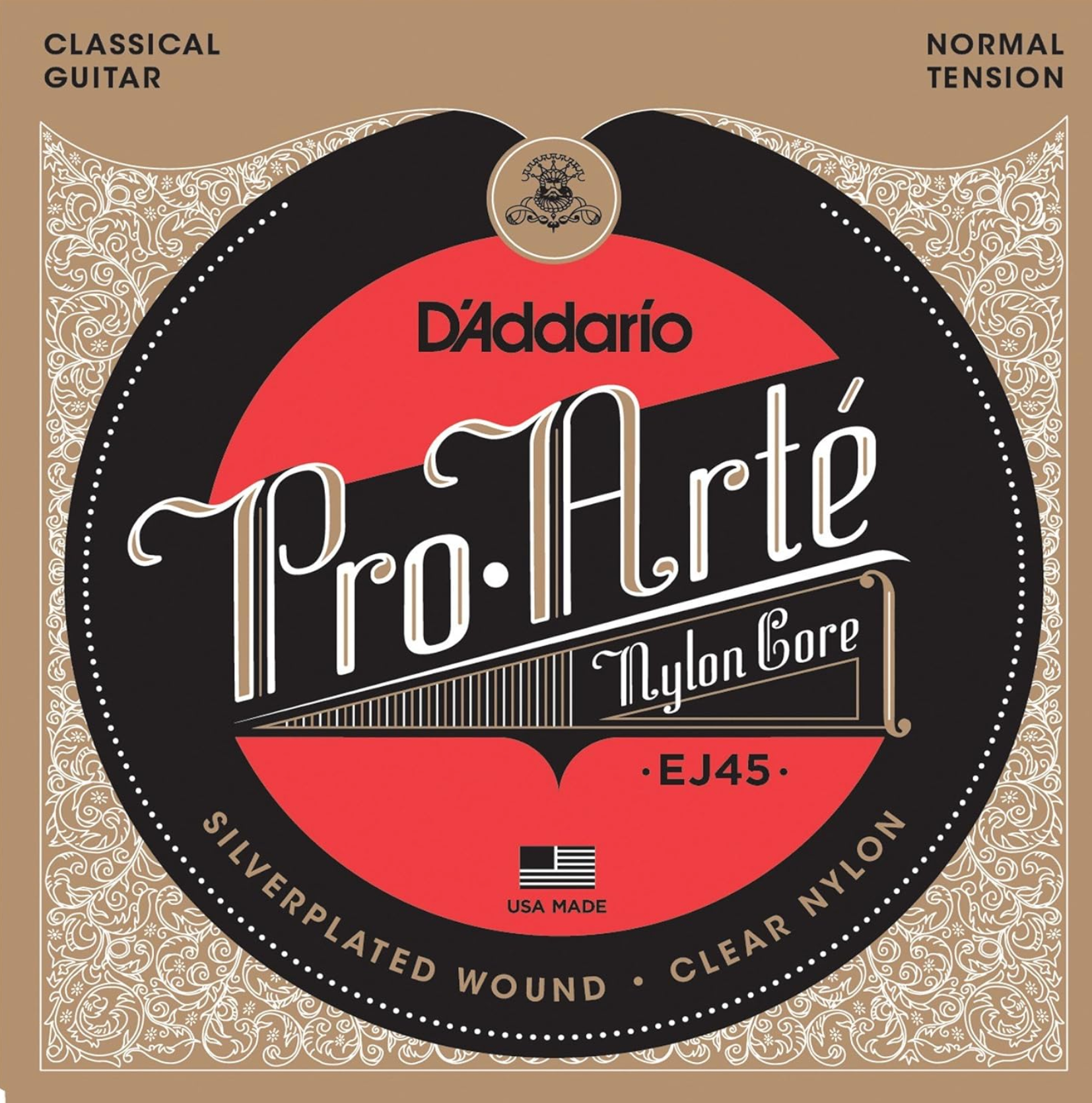D'Addario Guitar Strings - Pro-Arte Classical Guitar Strings - EJ45