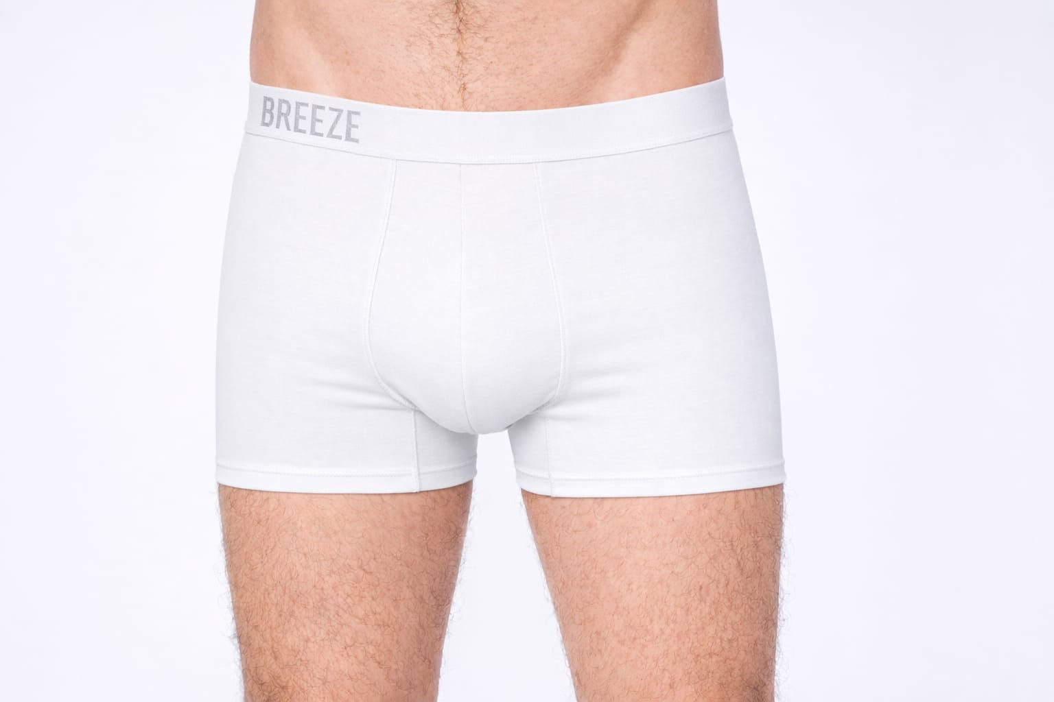 בוקסר במבוק קלאסי לבן 2 יחידות במארז