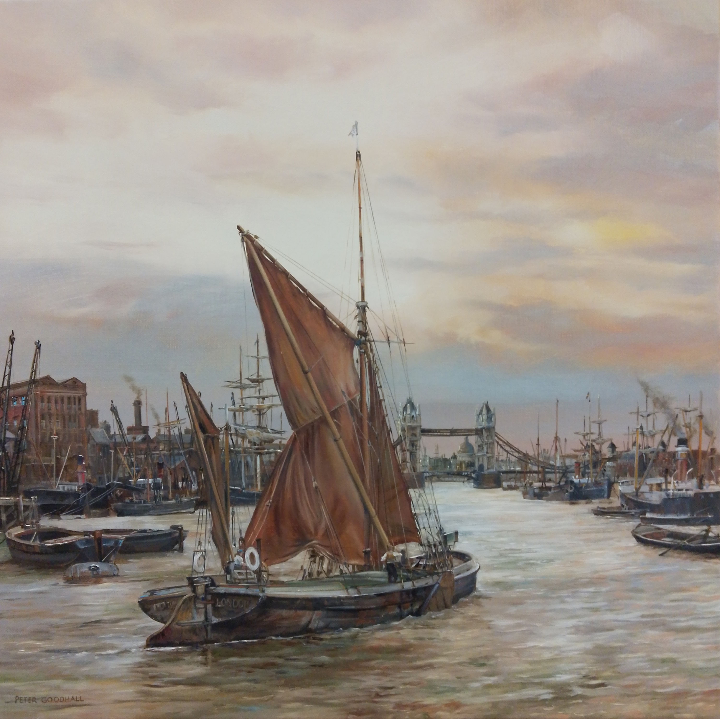 SHIPPING IN THE POOL OF LONDON, c.1900