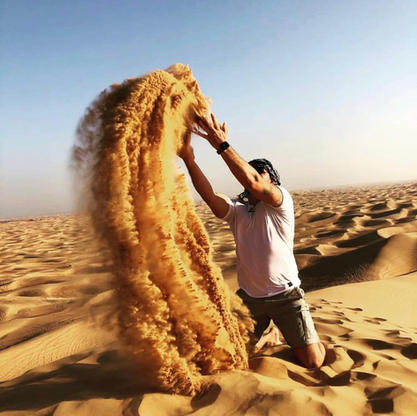 golden sand