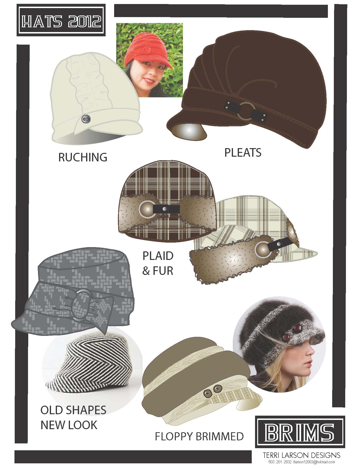 Brim hat design