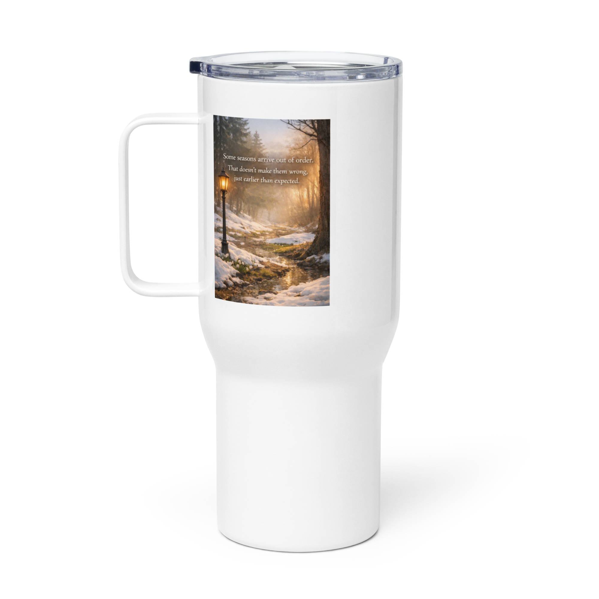 Travel Mug with a Handle
