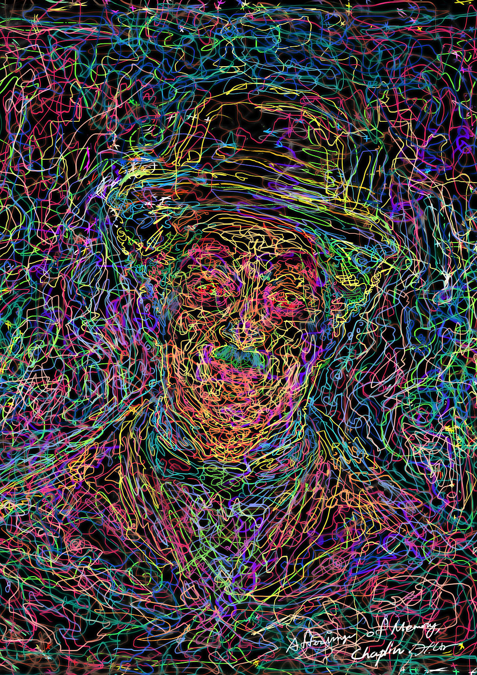 Afterimage of the memory, Chaplin.