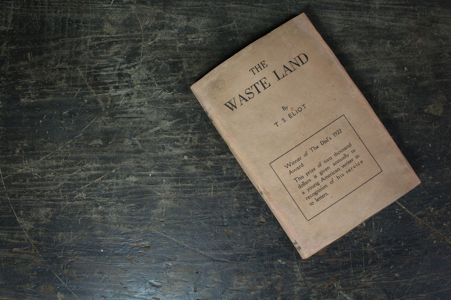 The Wasteland Dust Jacket:
After Conservation & Restoration
