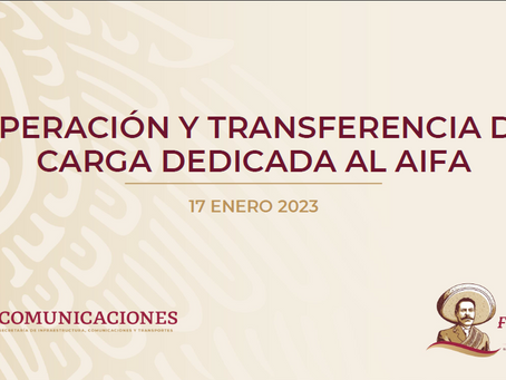 Transferencia de Carga AIFA - Comunicaciones
