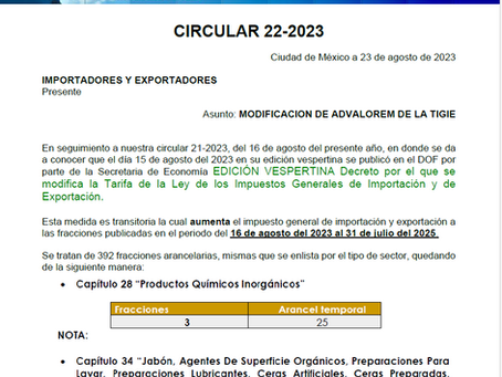 22-2023 MOD TIGIE