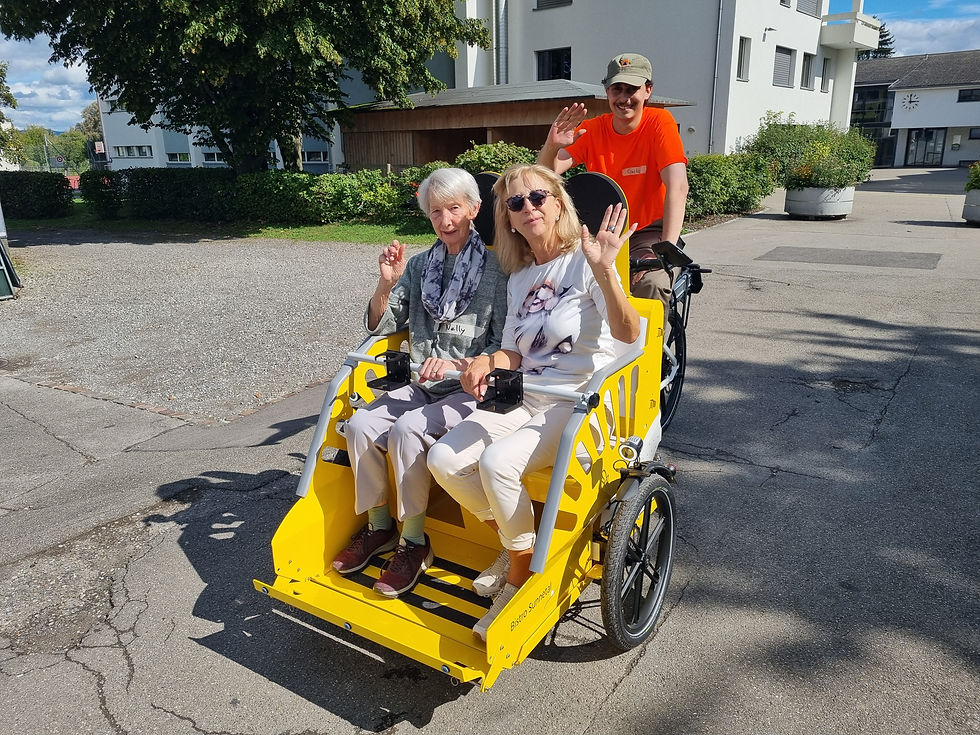 Ausfahrt mit der Rikscha - freiwillige Fahrer/-innen gesucht