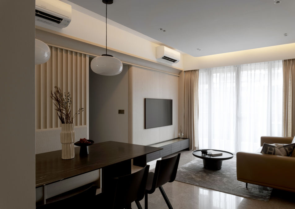 Hock Hoon Simply Home living and dining area featuring soft natural light, warm timber accents and understated detailing.