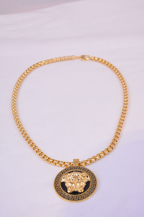 Thumbnail: Versace Chain Black Pendant