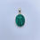 Miniatura: Ciondolo argento925 Malachite