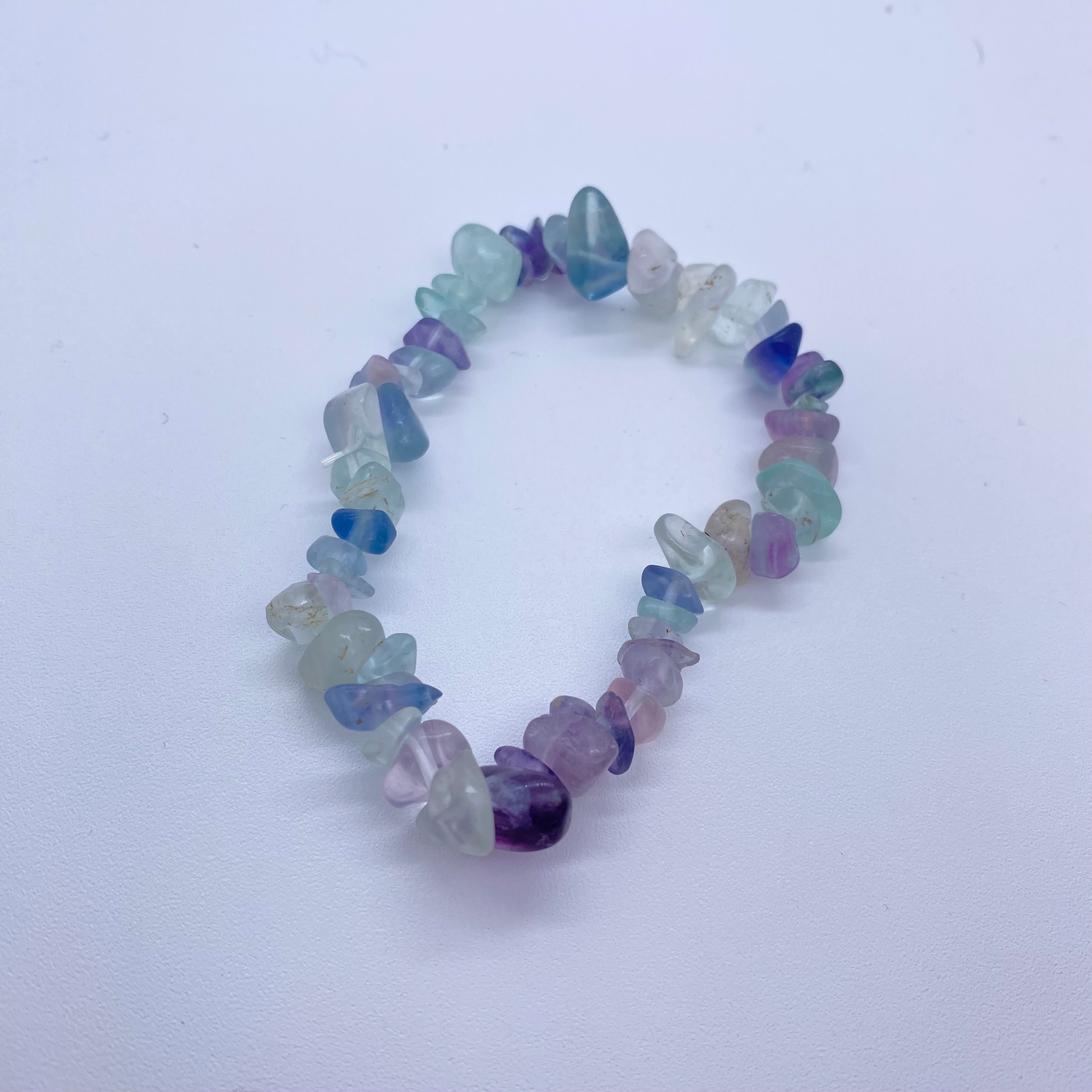 Bracciale chips fluorite