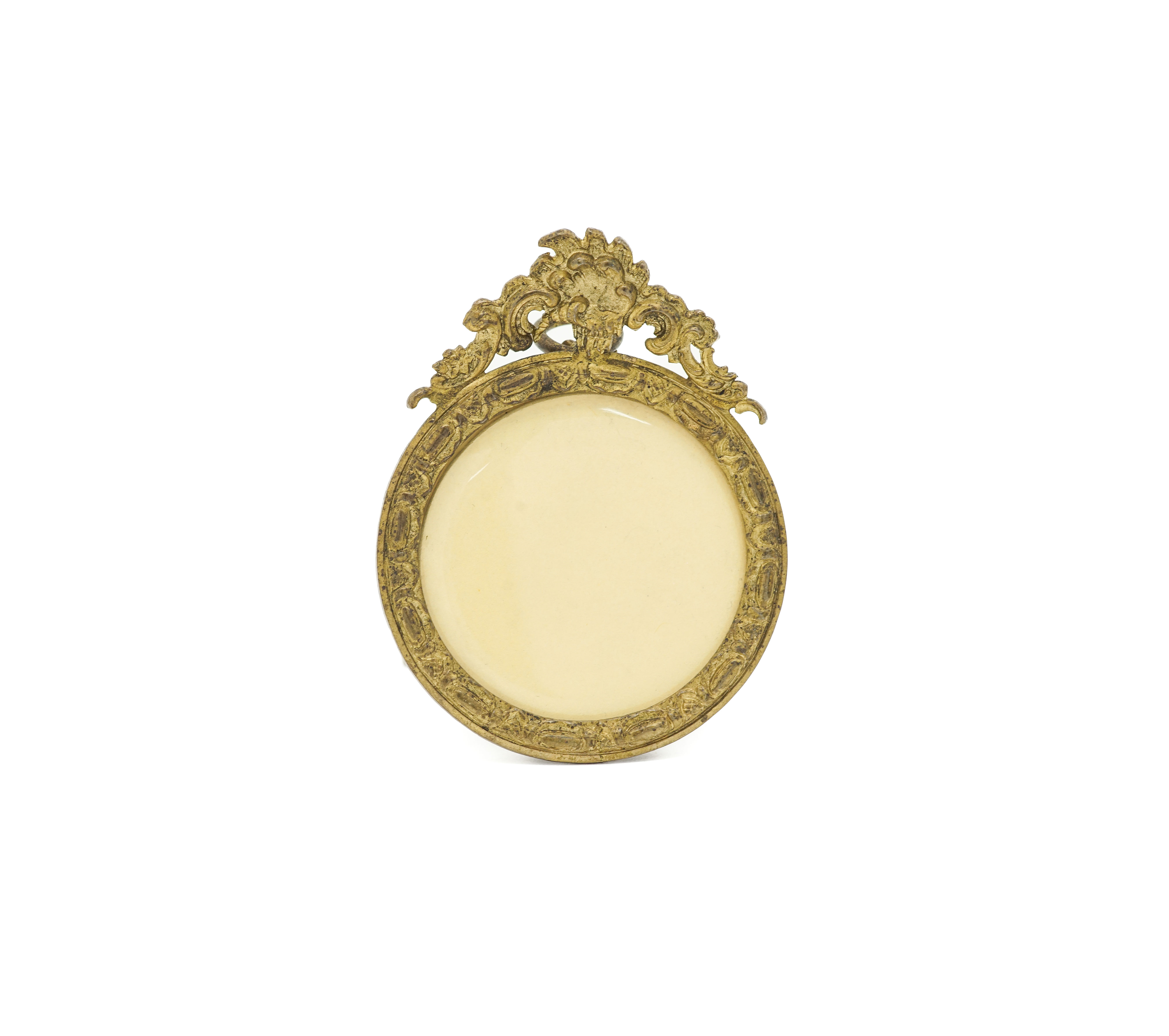 Circular Miniature Picture Frame