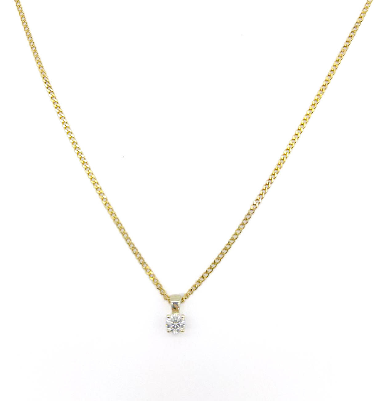 Single Diamond Pendant