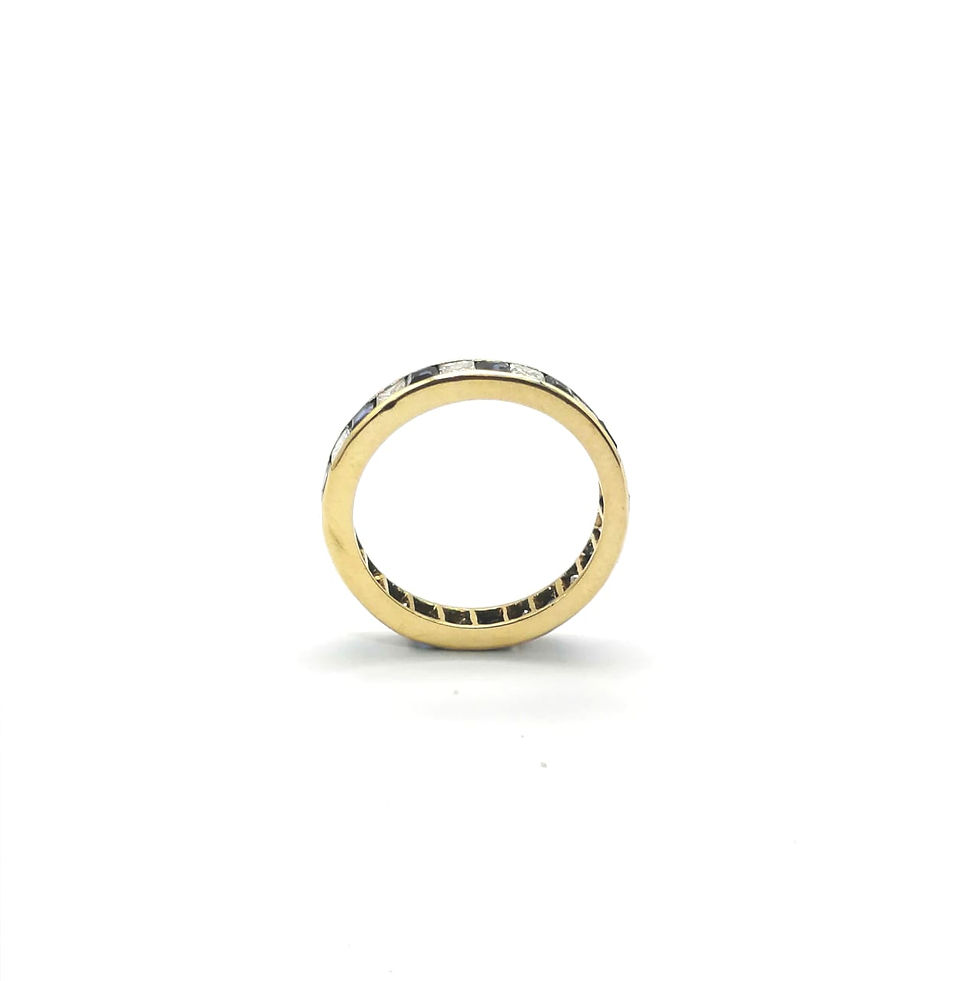 Thumbnail: 18ct Sapphire & Diamond Full Eternity