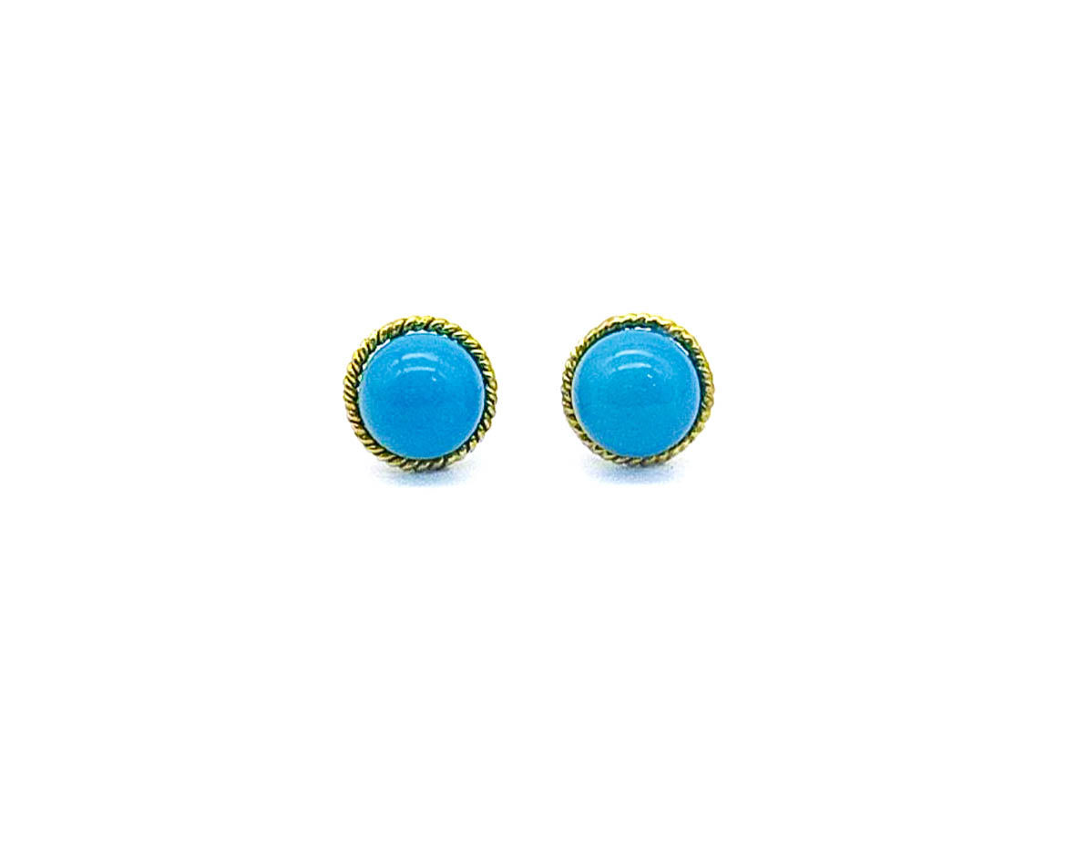 14ct Turquoise Stud Earrings