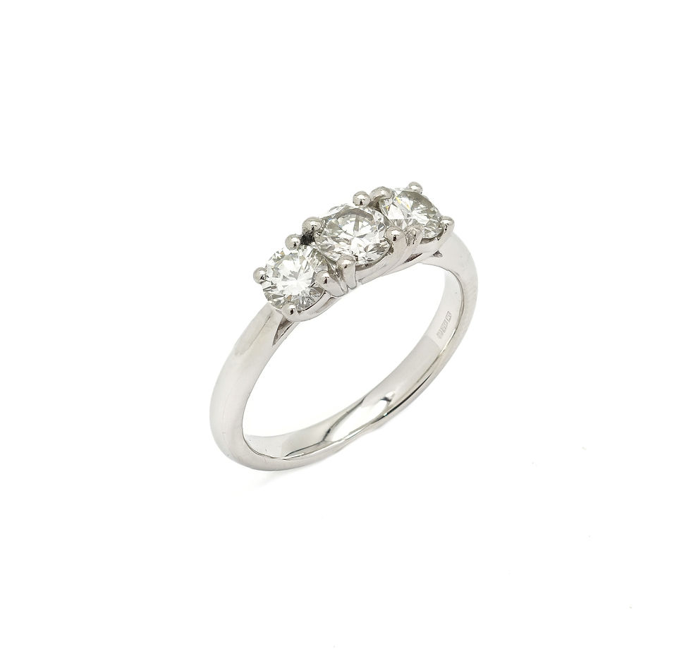 Thumbnail: Platinum & Diamond Ring (1.30ct)