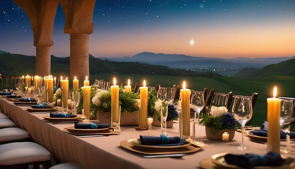 Monastery Starry Night Dinner