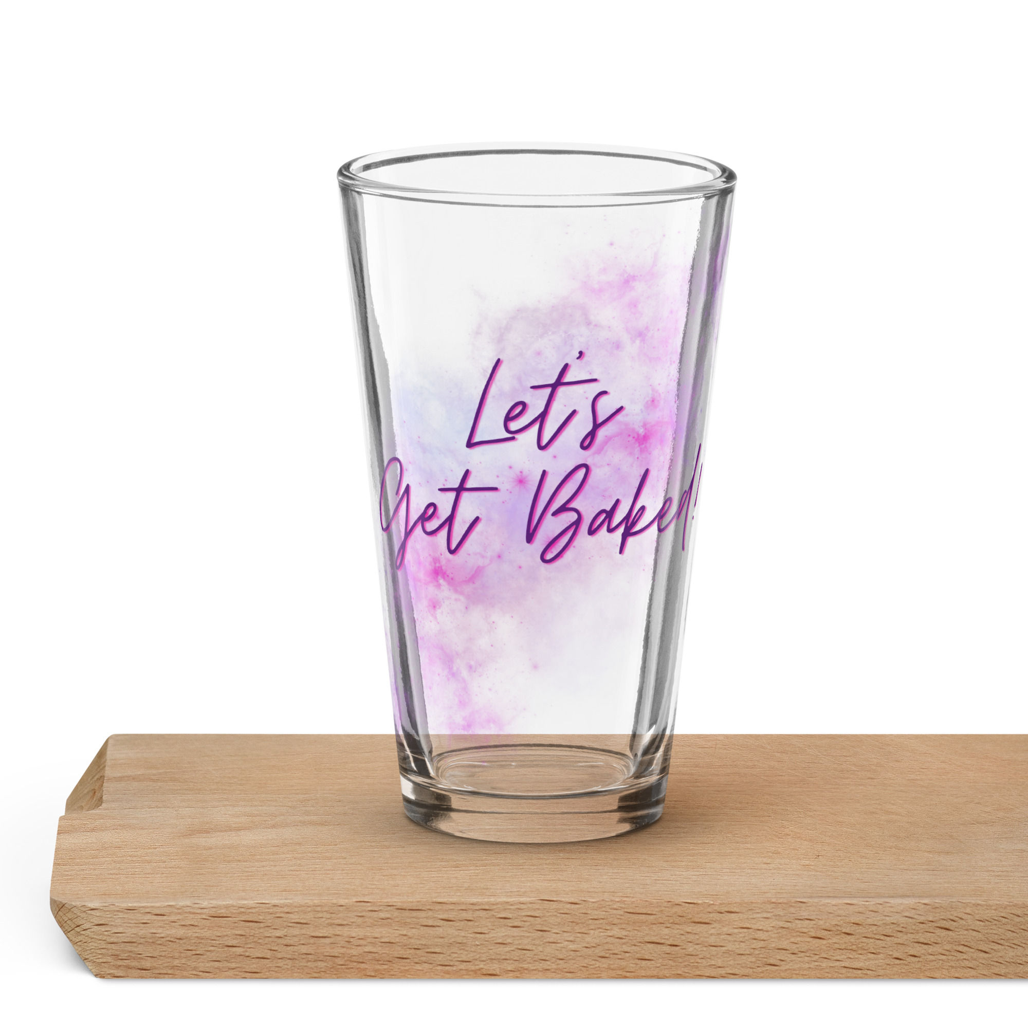 Get Baked pint glass