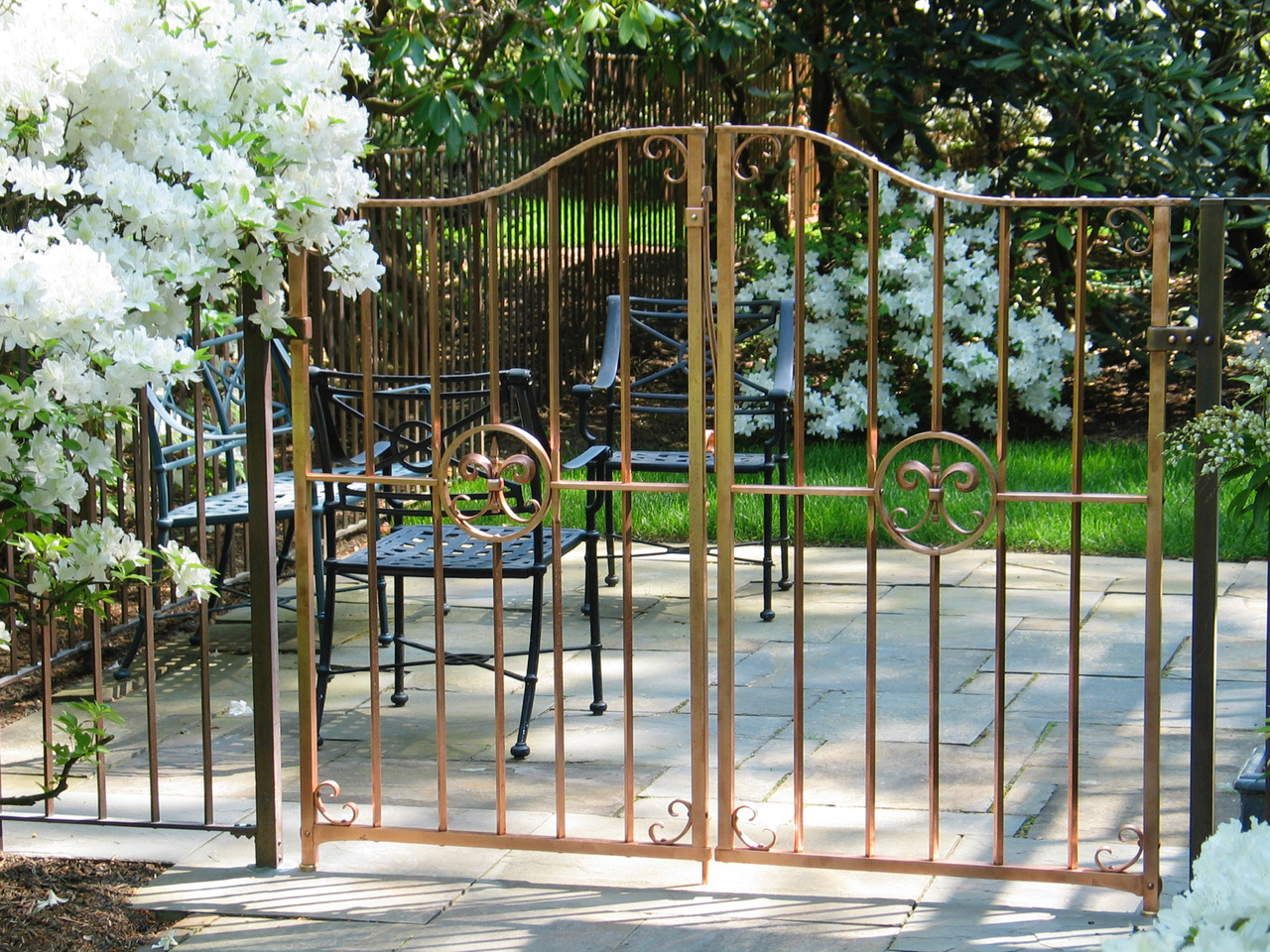 2. Copper Garden Gate