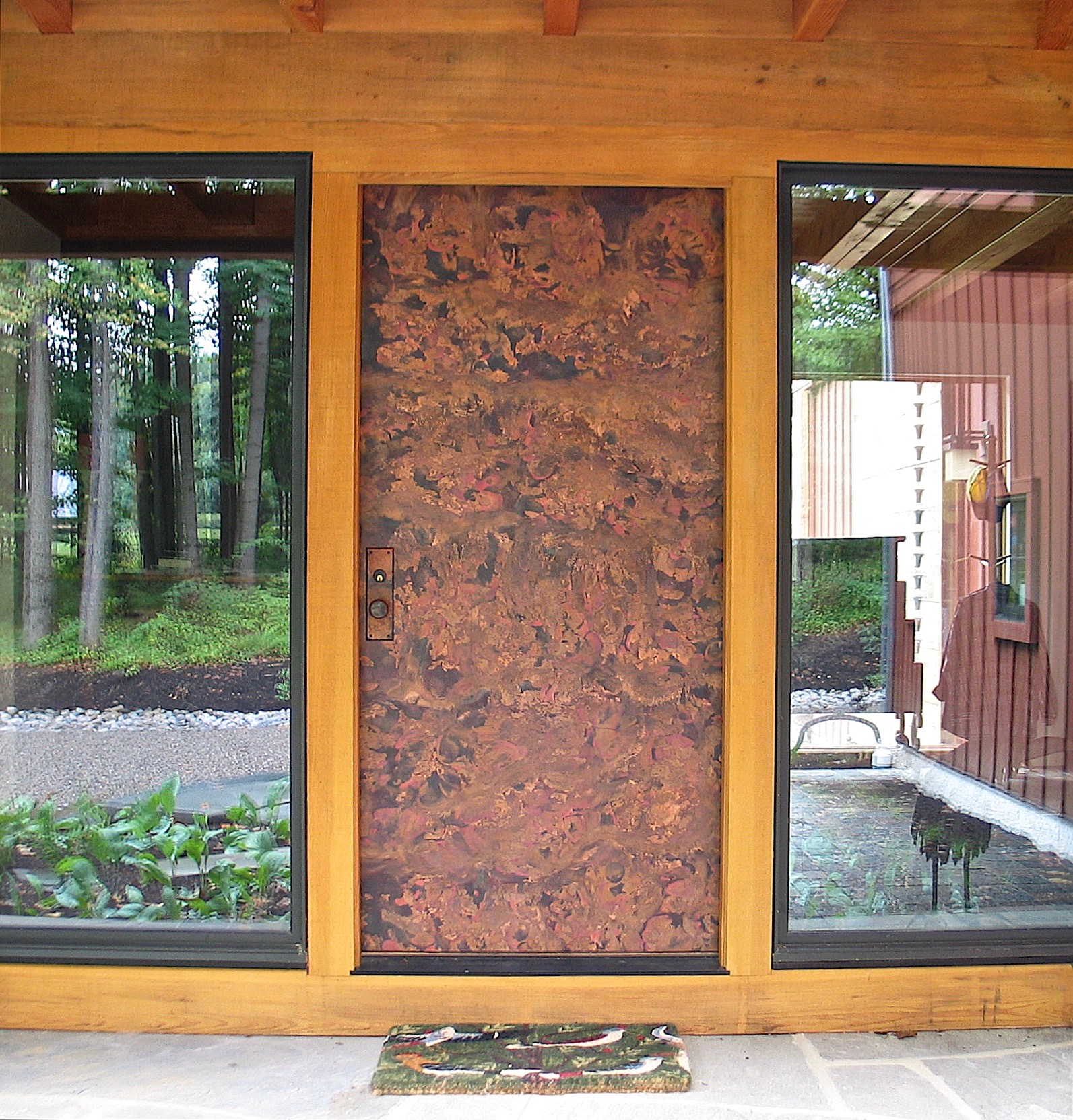 6. Copper-Clad Front Door