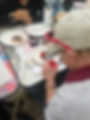 Clients decorating cookies