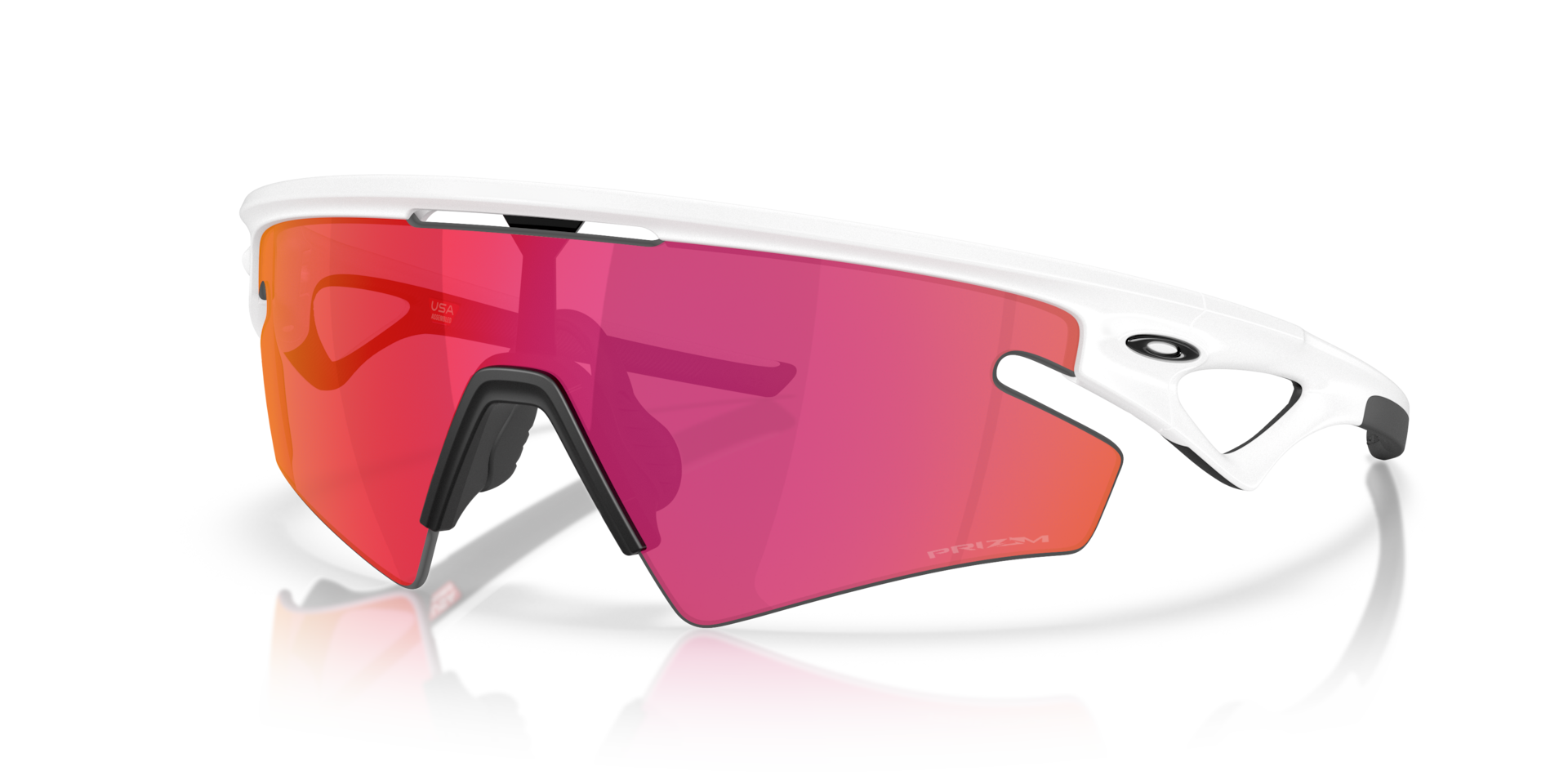 Occhiali da sole Oakley Sphaera Slash - Matte White / Prizm Field