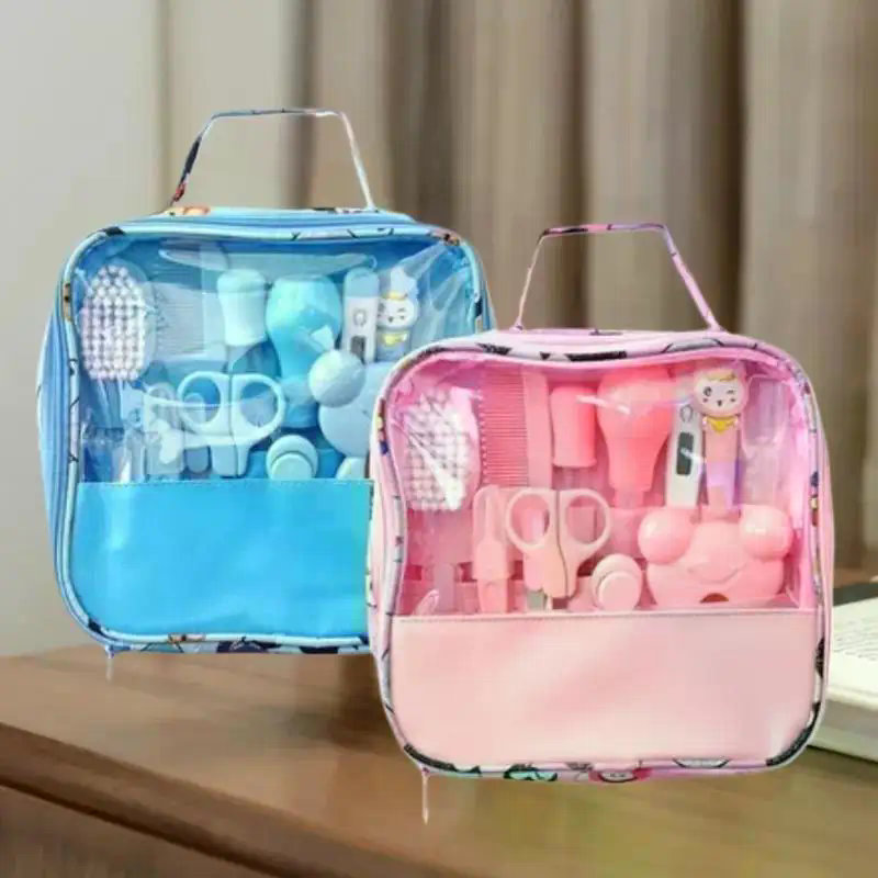 Thumbnail: 13pcs Comb Grooming Baby Care Kit Baby Portable Tool Grooming Nail Care Set