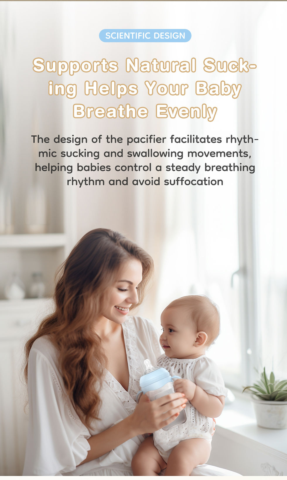 Thumbnail: 2025 New 150/240/330ML Anti-Choke Baby Bottle Newborn PP Bottles Anti-flatulence