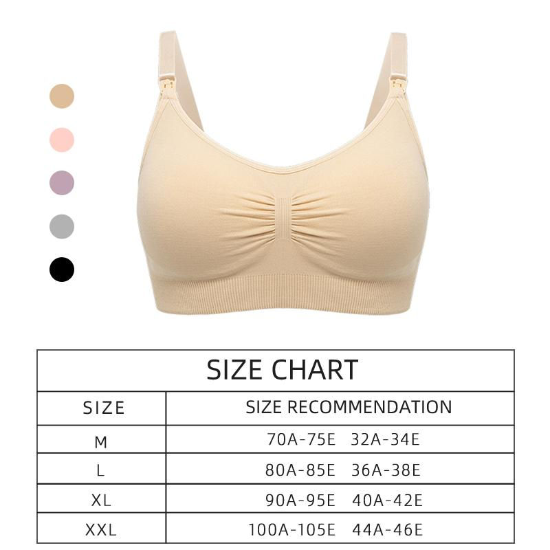 Thumbnail: 3pcs/Set High Quality Maternity Nursing Bras Cotton Breastfeeding Pregnant Under
