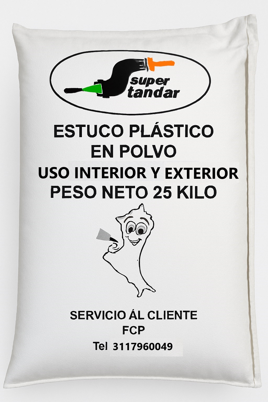 ESTUCO PLASTICO SUPER STANDAR X 25K