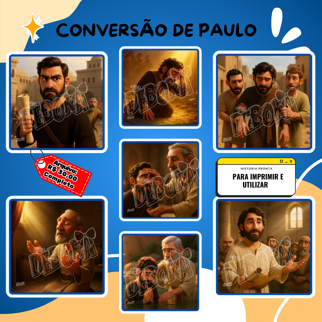 Recurso visual Conversão de Paulo