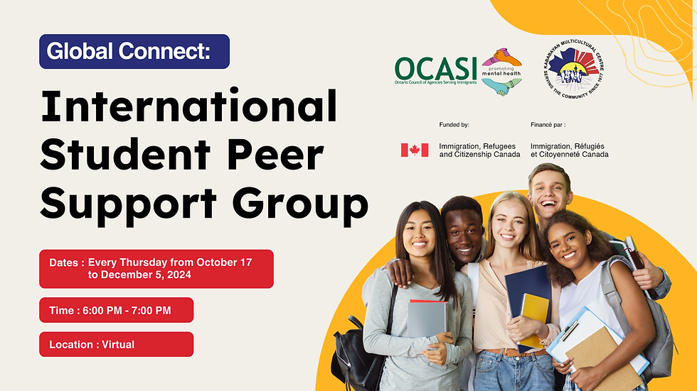 Global Connect: International Student Peer Support Group