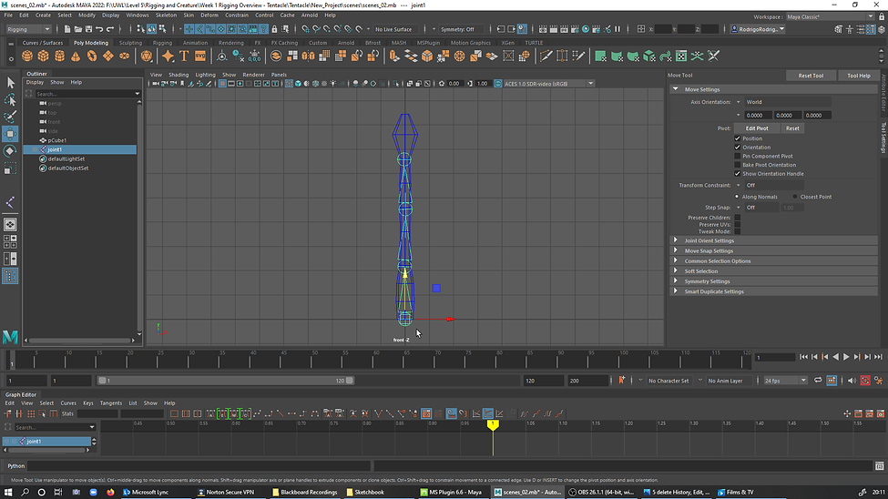 6.Adding the Skeleton, holddown X to alice with the Grid .png