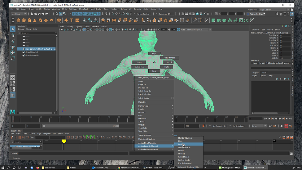 11. Apply material,Lambert.png