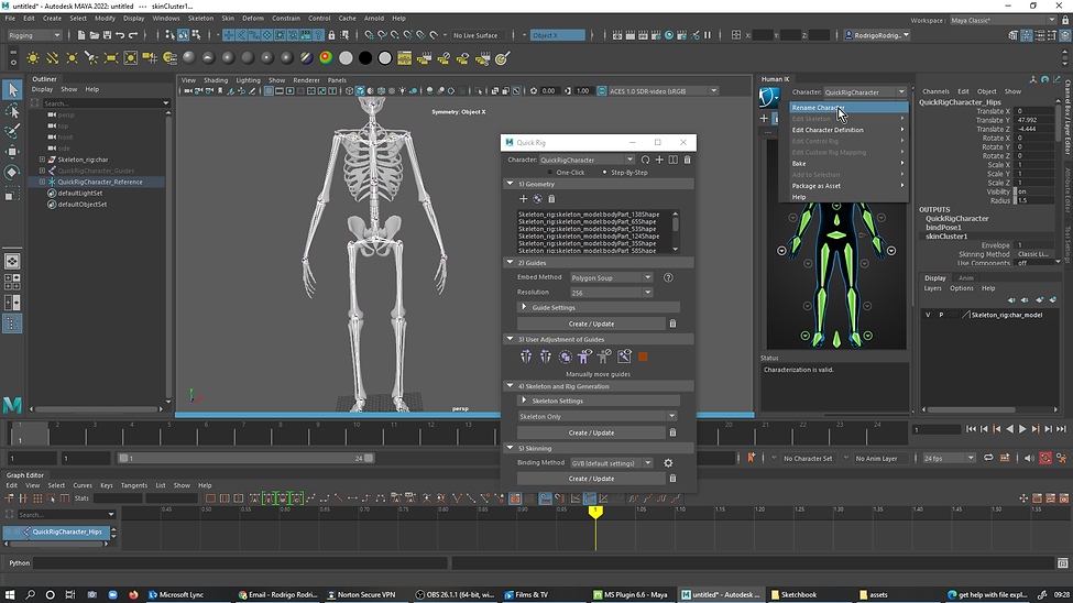 4. Character renamed as Skeleton.png