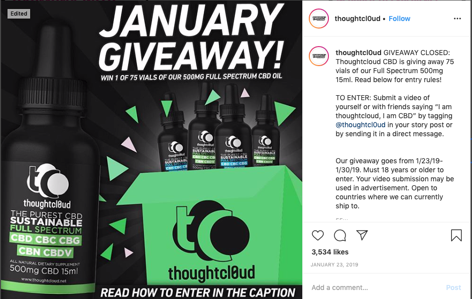 January Giveaway
