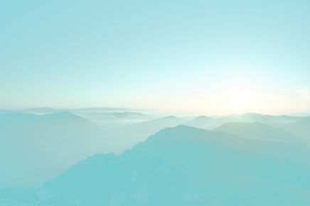 Mountain Sunrise View
