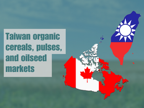 Taiwan organic cereals, pulses, and oilseed markets