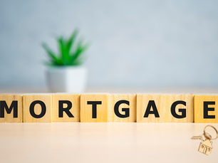 blocks spelling out mortgage