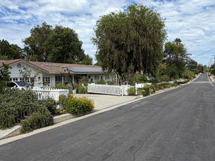 Tarzana neighborhood streets and hills in the San Fernando Valley
