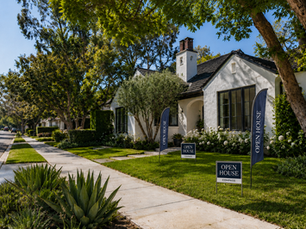 A quiet open house in Los Angeles