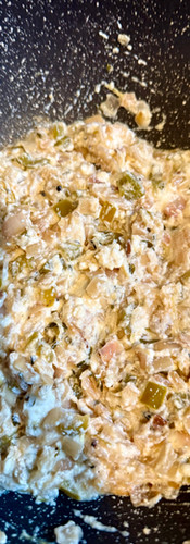 Stir in the ricotta, cooking on a low heat until it assimilates