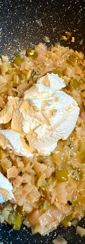 Reduce the heat and at the ricotta